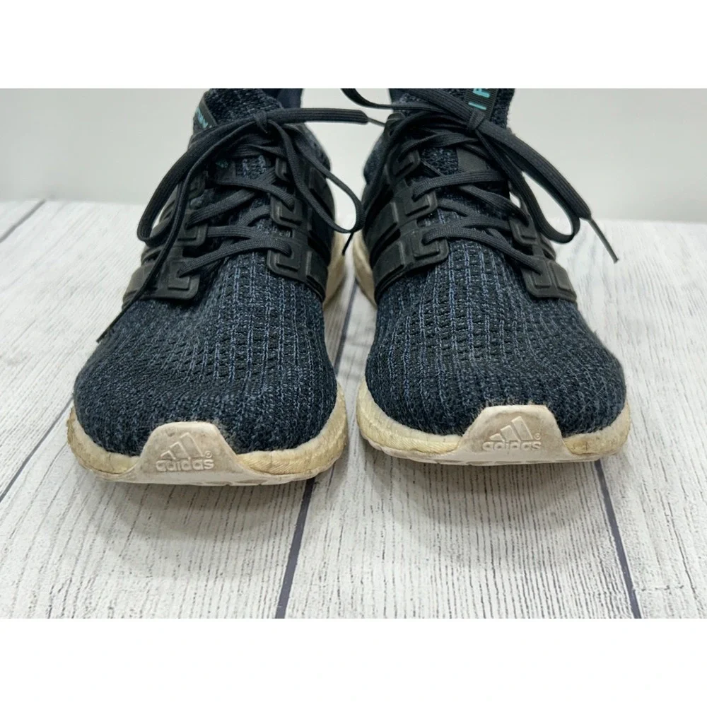 Adidas UltraBoost‎ Parley Sneakers Mens 11.5 Blue Knit Running Athletic